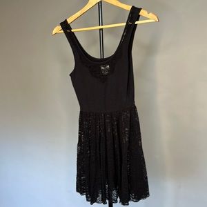 Free People Intimately Black Lace Slip Size XS
